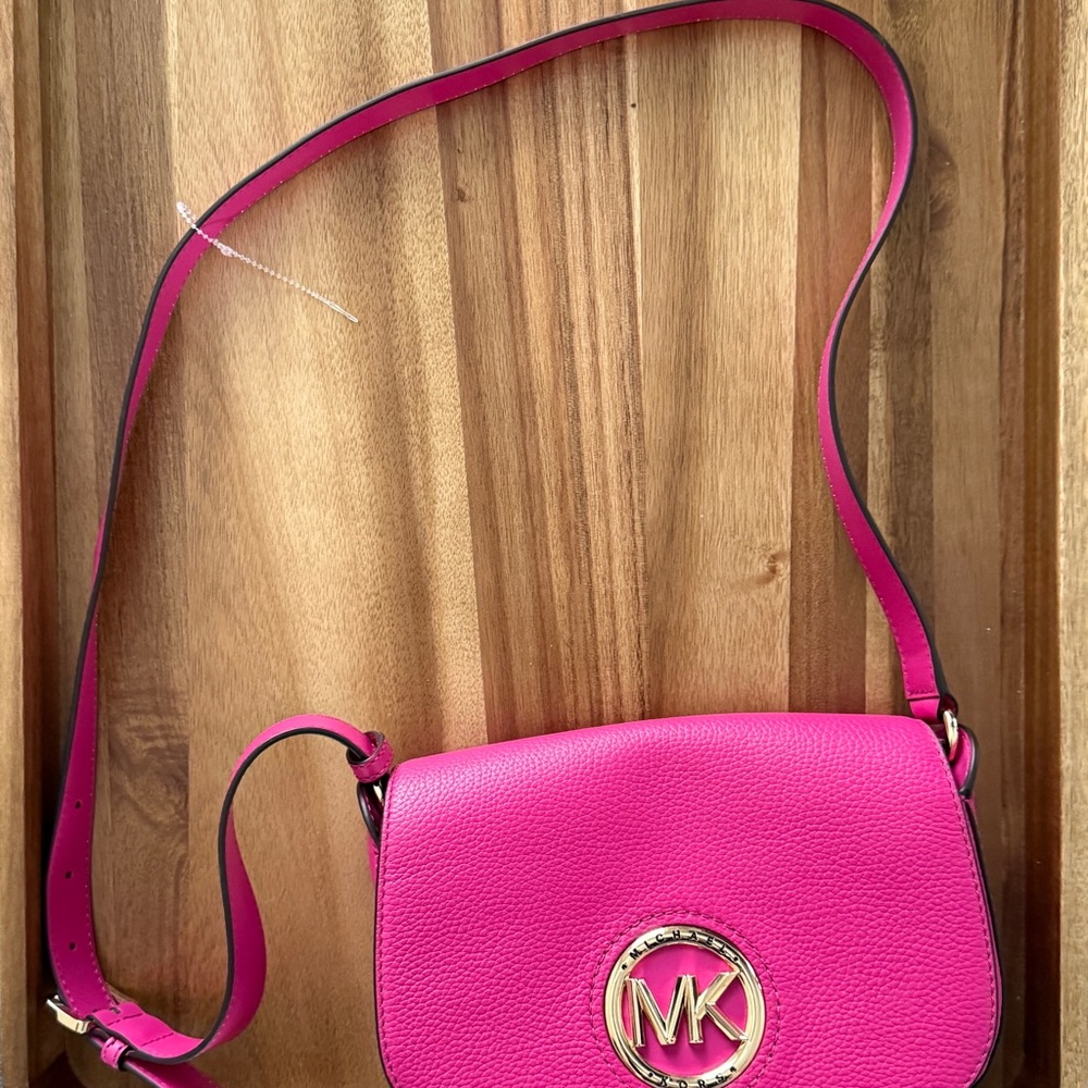 Michael Kors Fuchsia Crossbody Bag